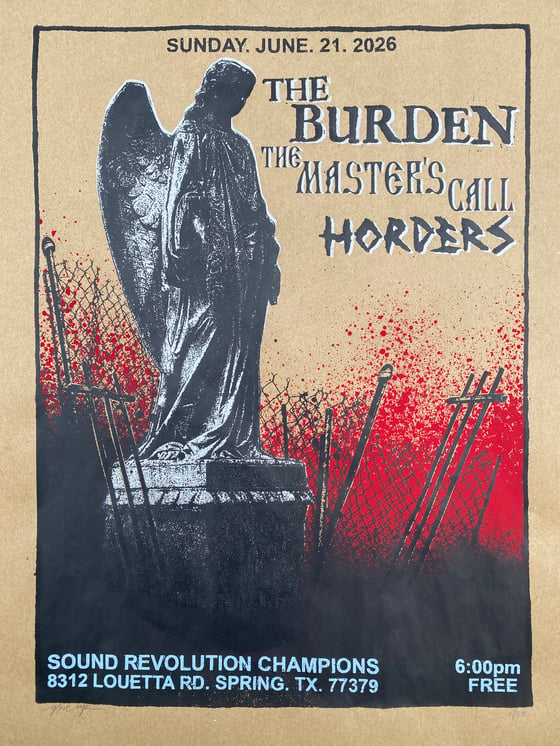 Image of horders show poster