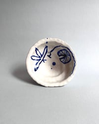 Image 2 of Small Cobalt & Iron Bowl #1