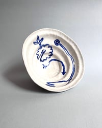 Image 2 of Small Cobalt & Iron Bowl #3