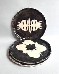 Image 3 of Slip-Stenciled Toast Plate #2