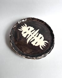 Image 1 of Slip-Stenciled Toast Plate #2
