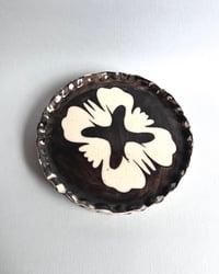 Image 1 of Slip-Stenciled Toast Plate #3