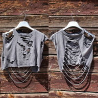 PS Grey Slash Crop