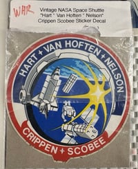 Image 10 of Framed NASA Postage Stamps, 8x10 Photo Cards x6 + STS-41-C Shuttle Mission Decal