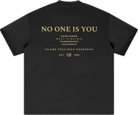 Image 2 of Heavyweight Earth Tone "Believe" T-Shirt - Black
