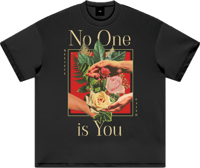 Image 1 of Heavyweight Earth Tone "Believe" T-Shirt - Black