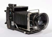 Image 1 of Graflex Speed Graphic 4X5 Camera + Aero Ektar 178mm F2.5 + holders + film #2620