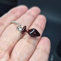 Image 2 of MINI PLUG PENDANT CHARM CHERRY