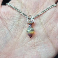 Image 2 of MINI PLUG PENDANT CHARM SWIRL