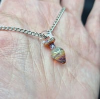 Image 4 of MINI PLUG PENDANT CHARM SWIRL