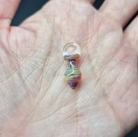 Image 5 of MINI PLUG PENDANT CHARM SWIRL