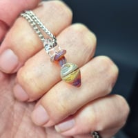 Image 1 of MINI PLUG PENDANT CHARM SWIRL