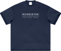 Image 1 of Heavyweight Earth Tone "Faith" T-Shirt - Navy Blue