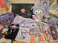 Image 5 of Kuromi Leather Messenger Bag Bundle 