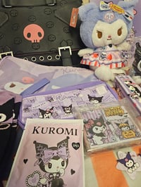 Image 6 of Kuromi Leather Messenger Bag Bundle 