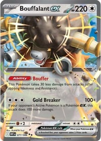 Bouffalant ex - SV: White Flare - Near Mint