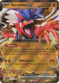 Koraidon ex - 125/198 - SV01: Scarlet & Violet Base Set - Near Mint