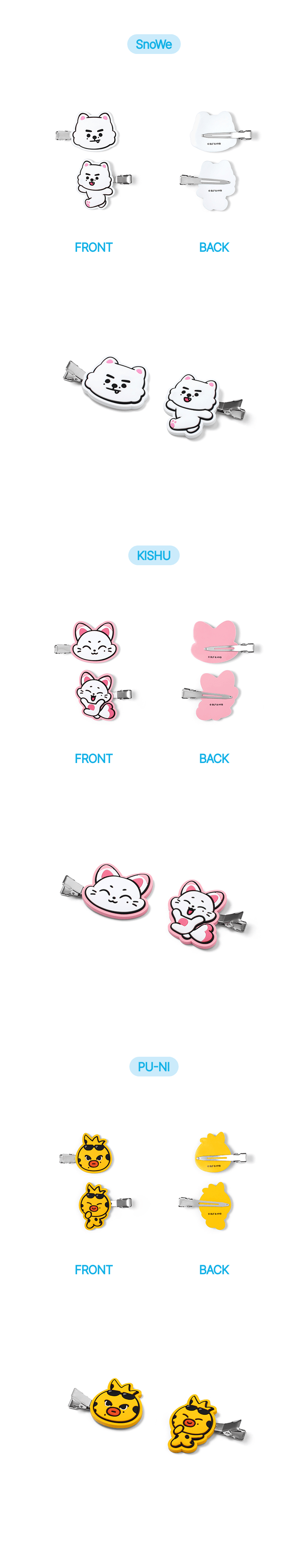 Image of [PRE-ORDER] Enhypen ‘Enchin’ Hair Pin Set