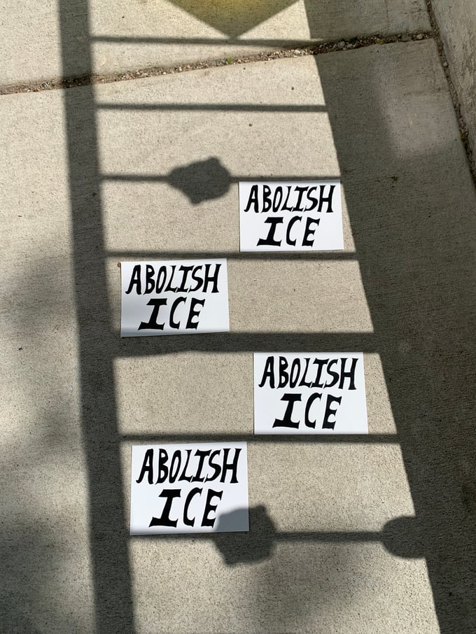 Image of Abolish Ice Sticker