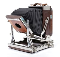 Image 7 of RARE Baby Deardorff 4X5 camera NEW BELLOWS #2708