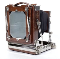Image 8 of RARE Baby Deardorff 4X5 camera NEW BELLOWS #2708