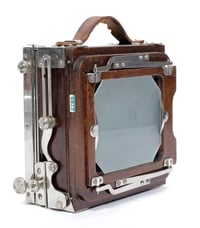 Image 10 of RARE Baby Deardorff 4X5 camera NEW BELLOWS #2708