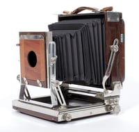 Image 3 of RARE Baby Deardorff 4X5 camera NEW BELLOWS #2708