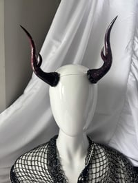 Image 2 of Red Glitter Antlers 
