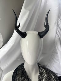 Image 1 of Black Glitter Antlers