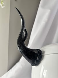 Image 3 of Black Glitter Antlers