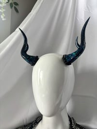 Image 3 of Blue Glitter Antlers