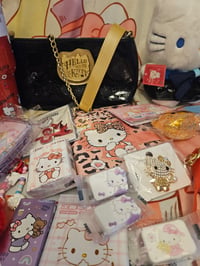 Image 8 of Hello Kitty Black & Gold Patent Leather Shoulder Bag Bundle 