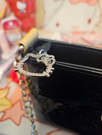 Image 9 of Hello Kitty Black & Gold Patent Leather Shoulder Bag Bundle 