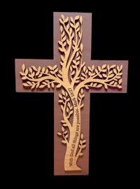 Image 3 of Mark 10:27 Tree Cross