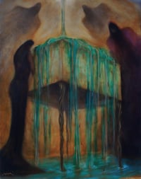 Image 4 of Overflow - original oil painting from "Gothic", "Sorcery: Contested Realm"