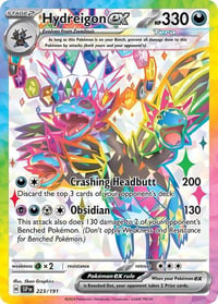 Hydreigon ex - 223/191 - SV08: Surging Sparks - Near Mint