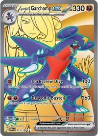 Cynthia's Garchomp ex - 215/182 - SV10: Destined Rivals - Near Mint