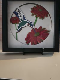Image 1 of Wings of bloom 8x8 shadow box