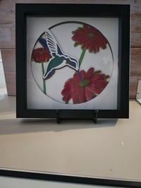 Image 2 of Wings of bloom 8x8 shadow box