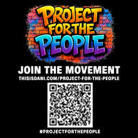 Image 3 of PROJECT FOR THE PEOPLE 5” x 6” Window Sticker – Make Your Message Seen