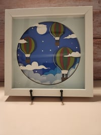 Image 3 of Air balloon shadow box. 
