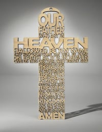 Image 2 of The Lord's Prayer Cross