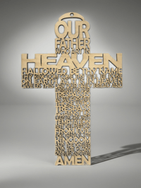 Image 3 of The Lord's Prayer Cross