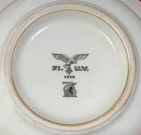 Image 2 of WW2 (Nazi Germany) Luftwaffe (Air Force) Mess Hall Soup Bowl
