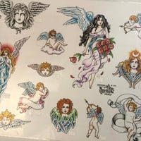 Image 2 of 1994 Official Tattoo Brand Angels production sheet 