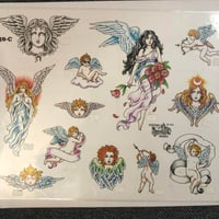 Image 1 of 1994 Official Tattoo Brand Angels production sheet 