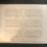 Image 3 of 1997 Official Tattoo Brand Dragon and Shi shi production sheet 605-c