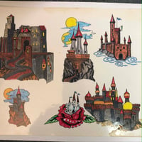 Image 2 of 80’s castle production flash sheet 11x14