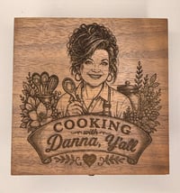 Image 2 of Cooking With Danna Walnut Box (4")