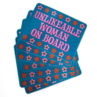 Image 2 of Unlikeable Woman On Board Sticker